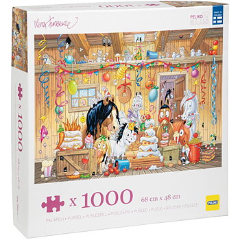 Hästen Mulle Pussel 100 Bitar - Stallkalas