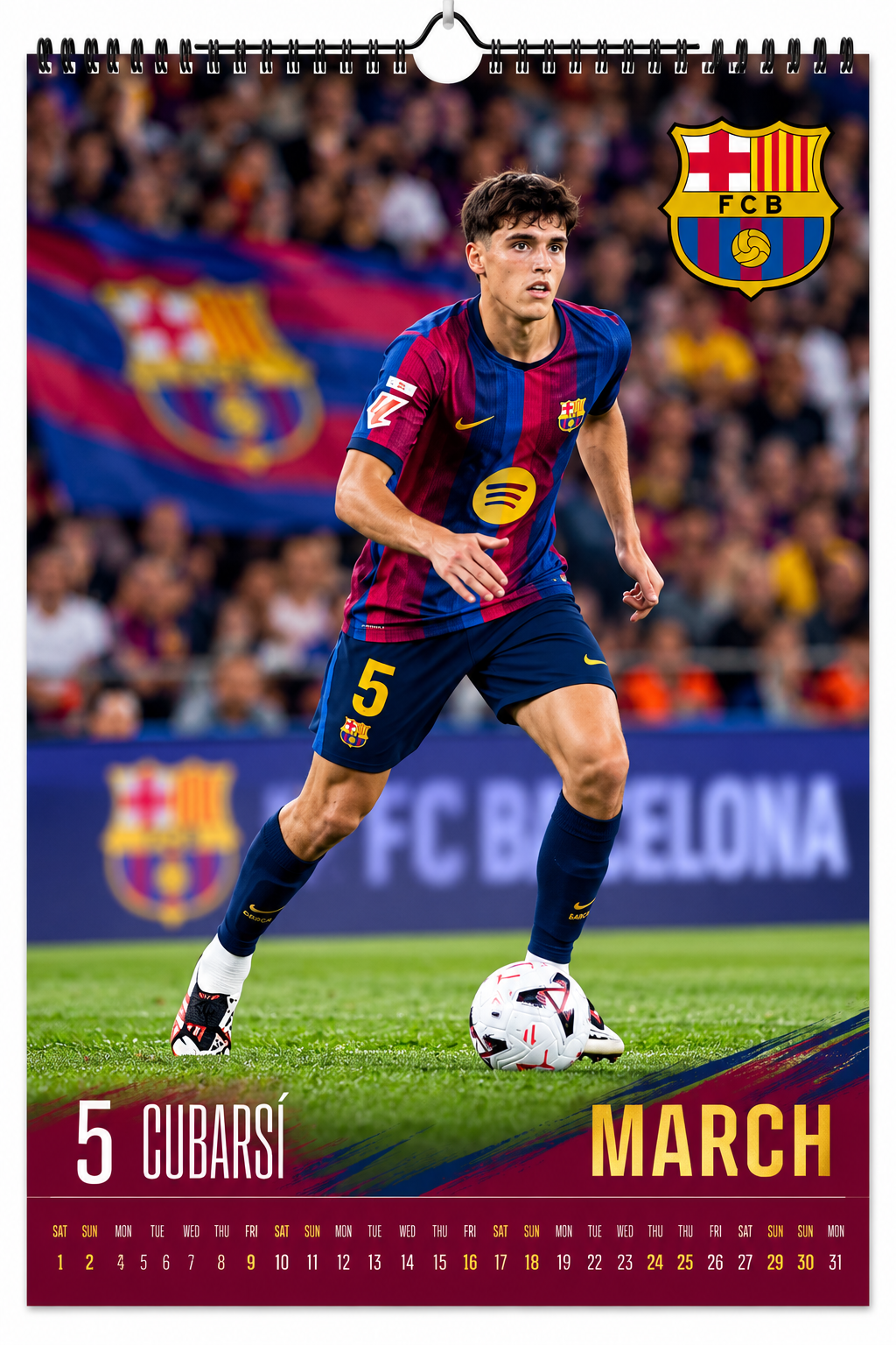 FC Barcelona Väggkalender 2027 - 3