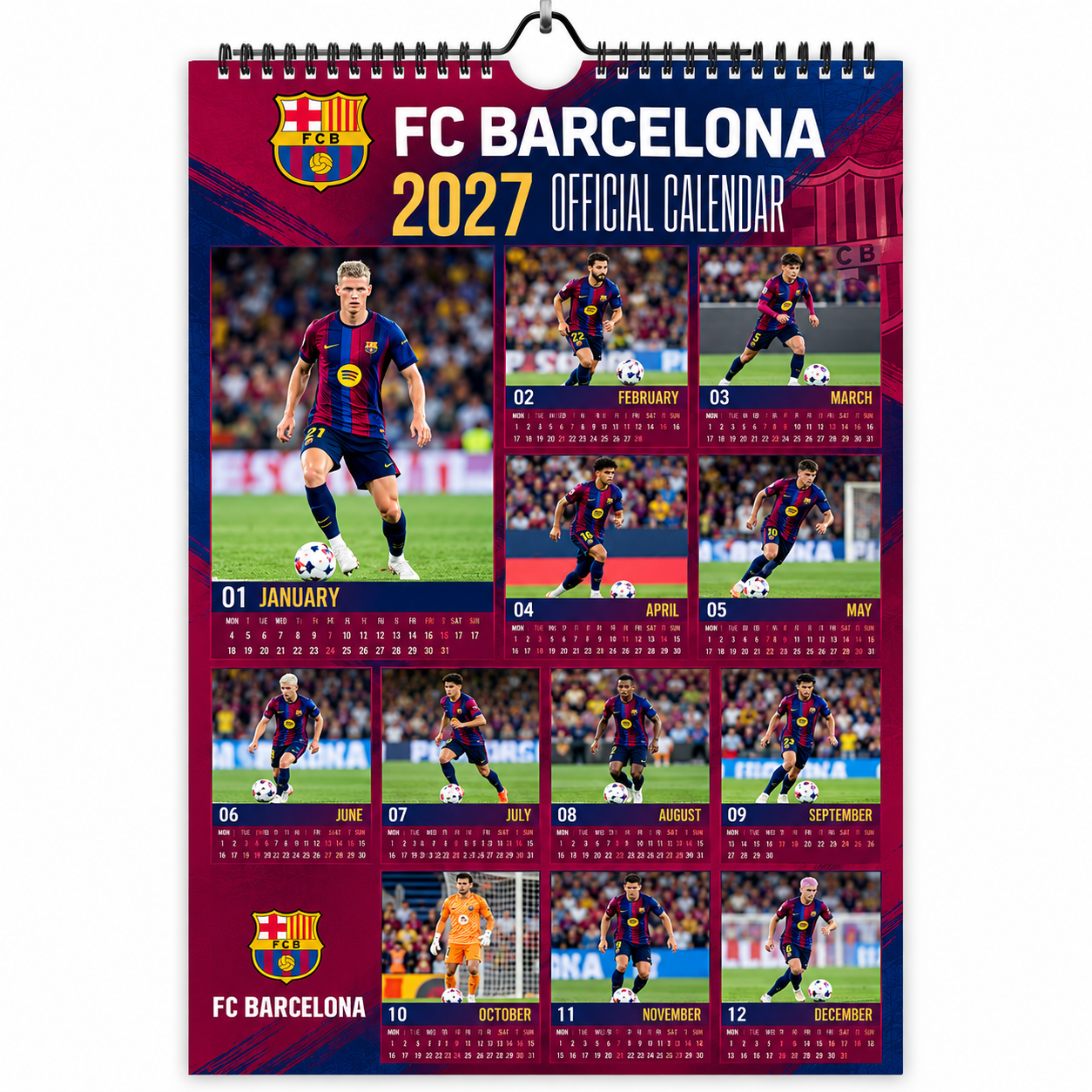 FC Barcelona Väggkalender 2027 - 4