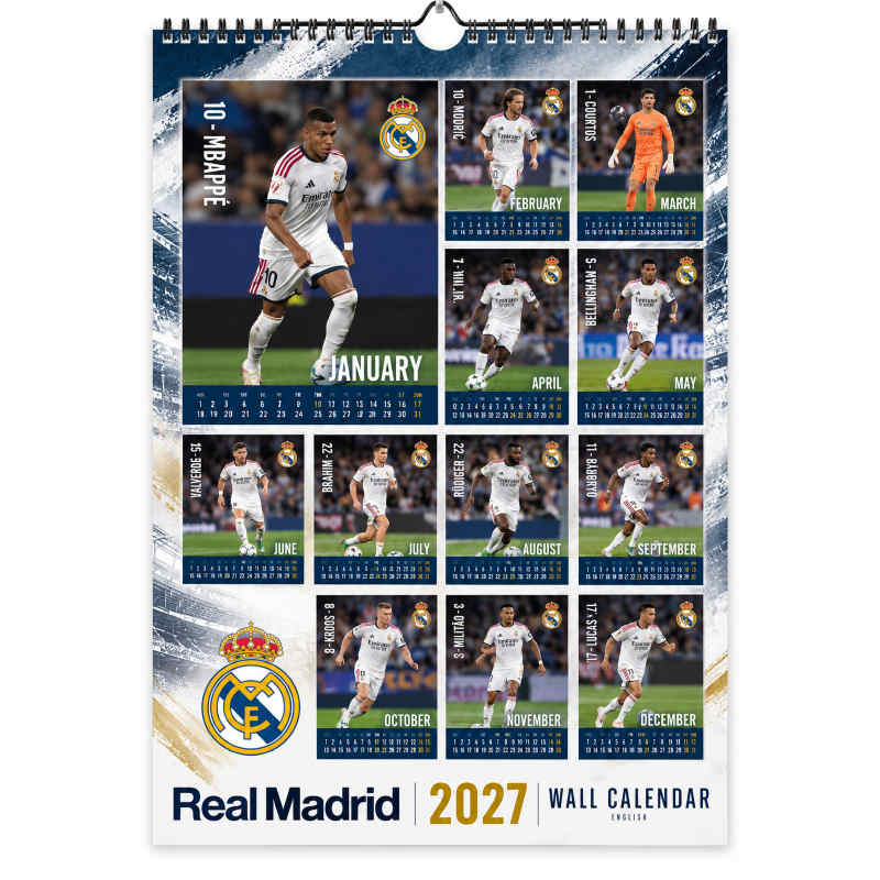 Real Madrid Väggkalender 2027 - 3
