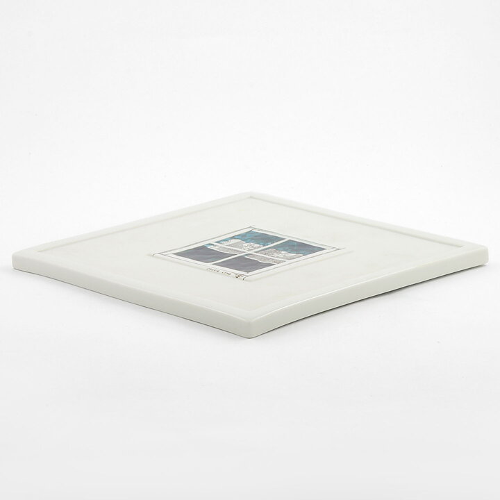 Jackie Lynd (1970s) Wall Plaque with Window Motif 20 cm #2