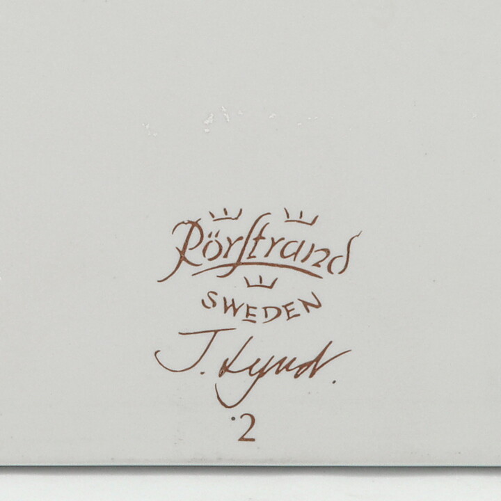 Jackie Lynd (1970s) Wall Plaque with Window Motif 20 cm #2