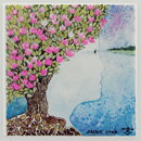 Jackie Lynd (1970s) Wall Plaque with Woman Motif 20 cm #1
