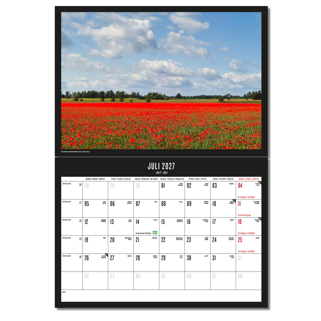 ALMANAC SWEDISH PLACES 2027 - 15