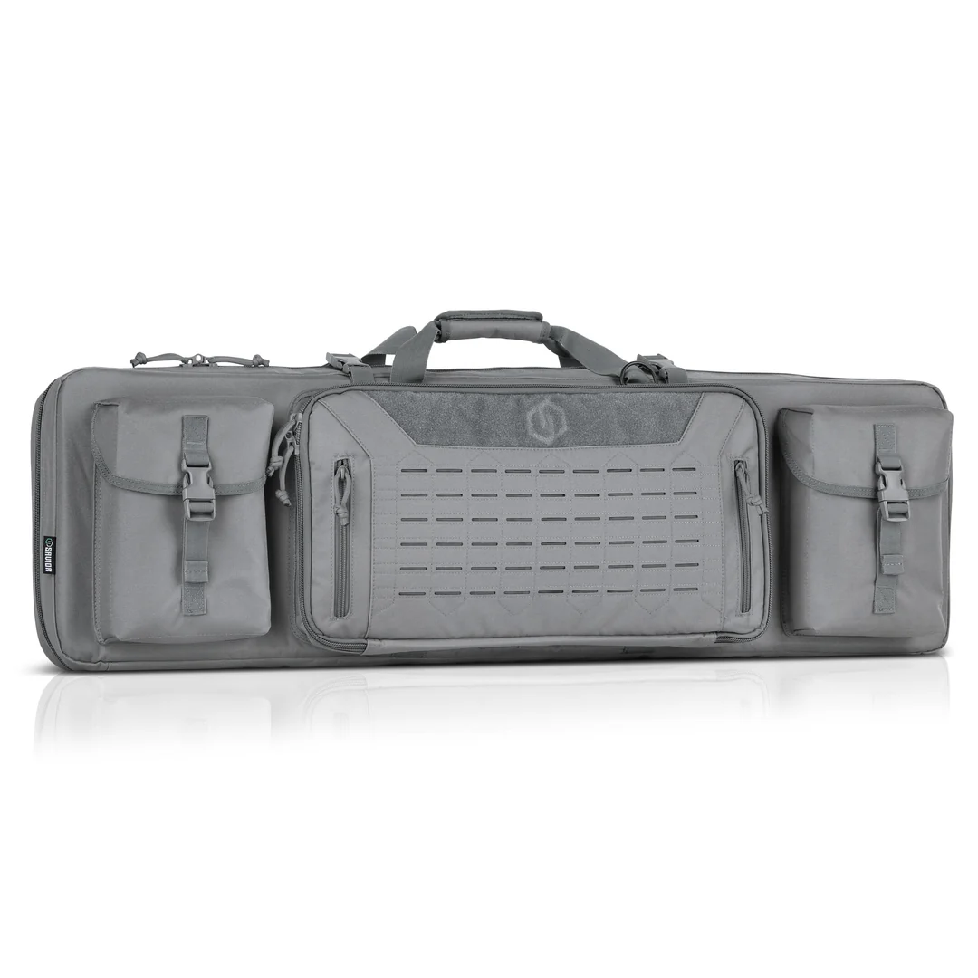 Savior Equipment Urban Warfare 51" Double Rifle Case - SW Gray