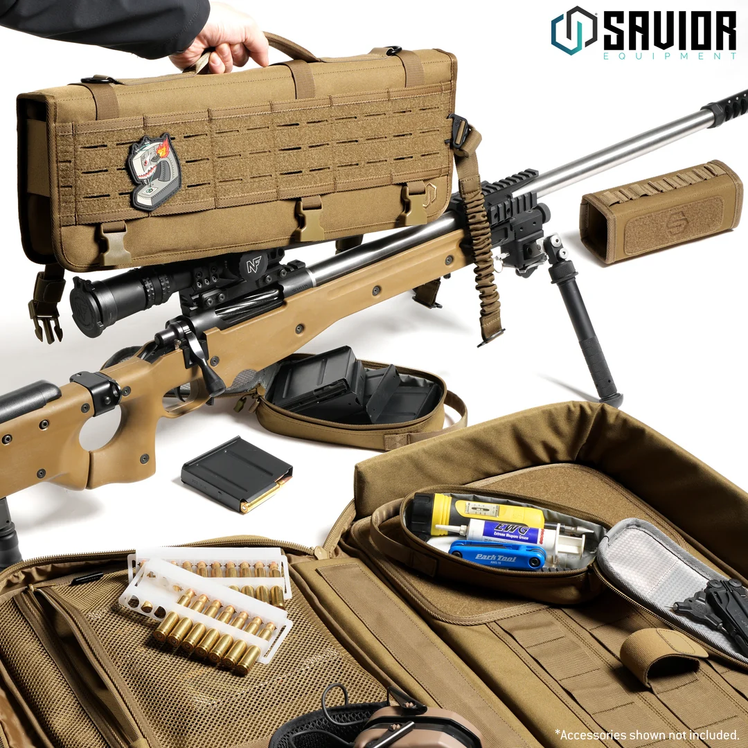 Savior Equipment Specialist LRP 51" Single Rifle Case - FDE 3