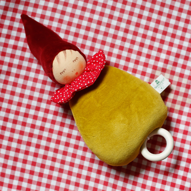 Nanchen Natur Speldosa Lilla röda Pricken – Handgjord Waldorf-speldosa - 2