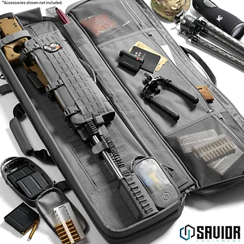 Savior Equipment Specialist LRP 47" Single Rifle Case - SW Gray 2