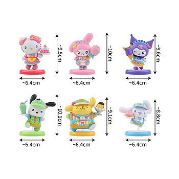 Hello Kitty and Friends Hero Café Blind Box – Sanrio Figurer