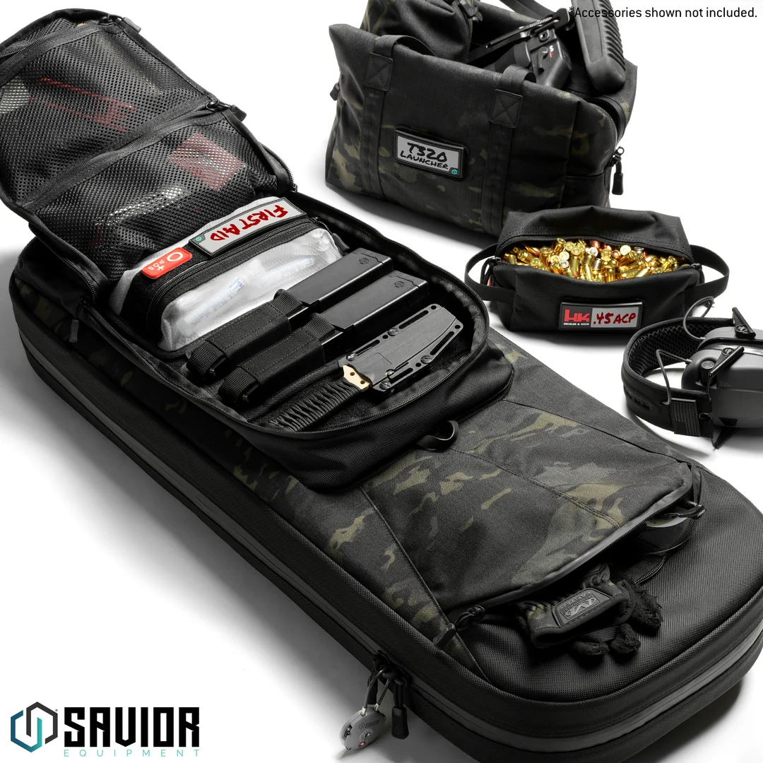 Savior Equipment Specialist Covert 30 Single Rifle Case - MultiCam Black 3