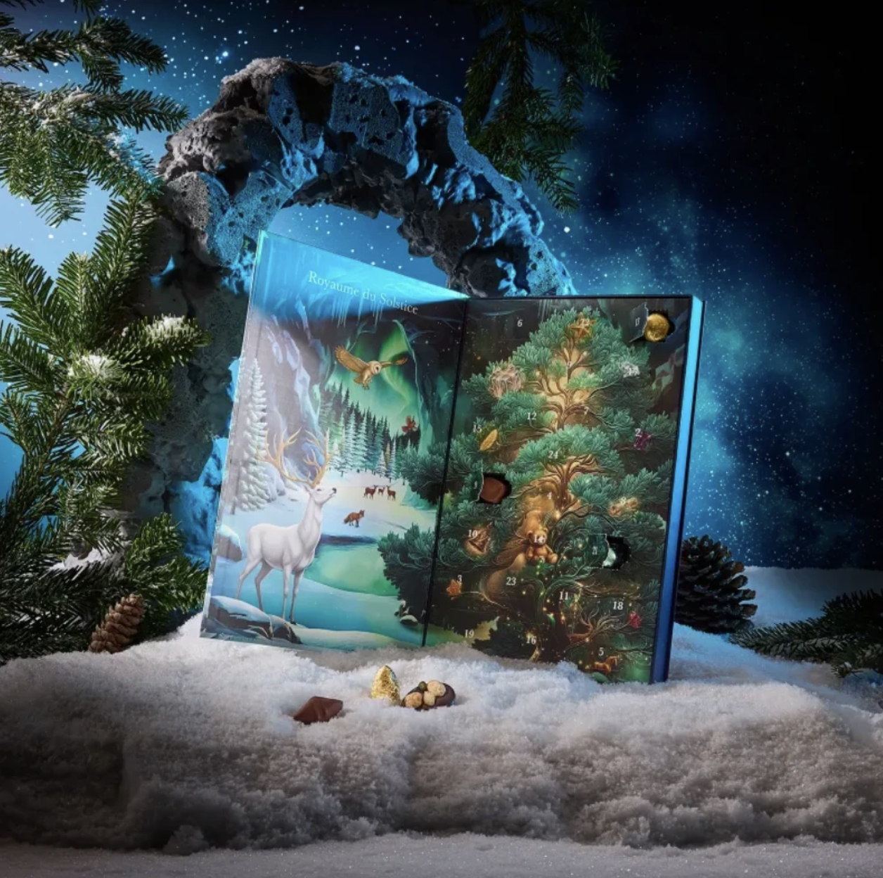 Adventskalender – Lyxig kalender med praliner från Cluizel 265g - 3