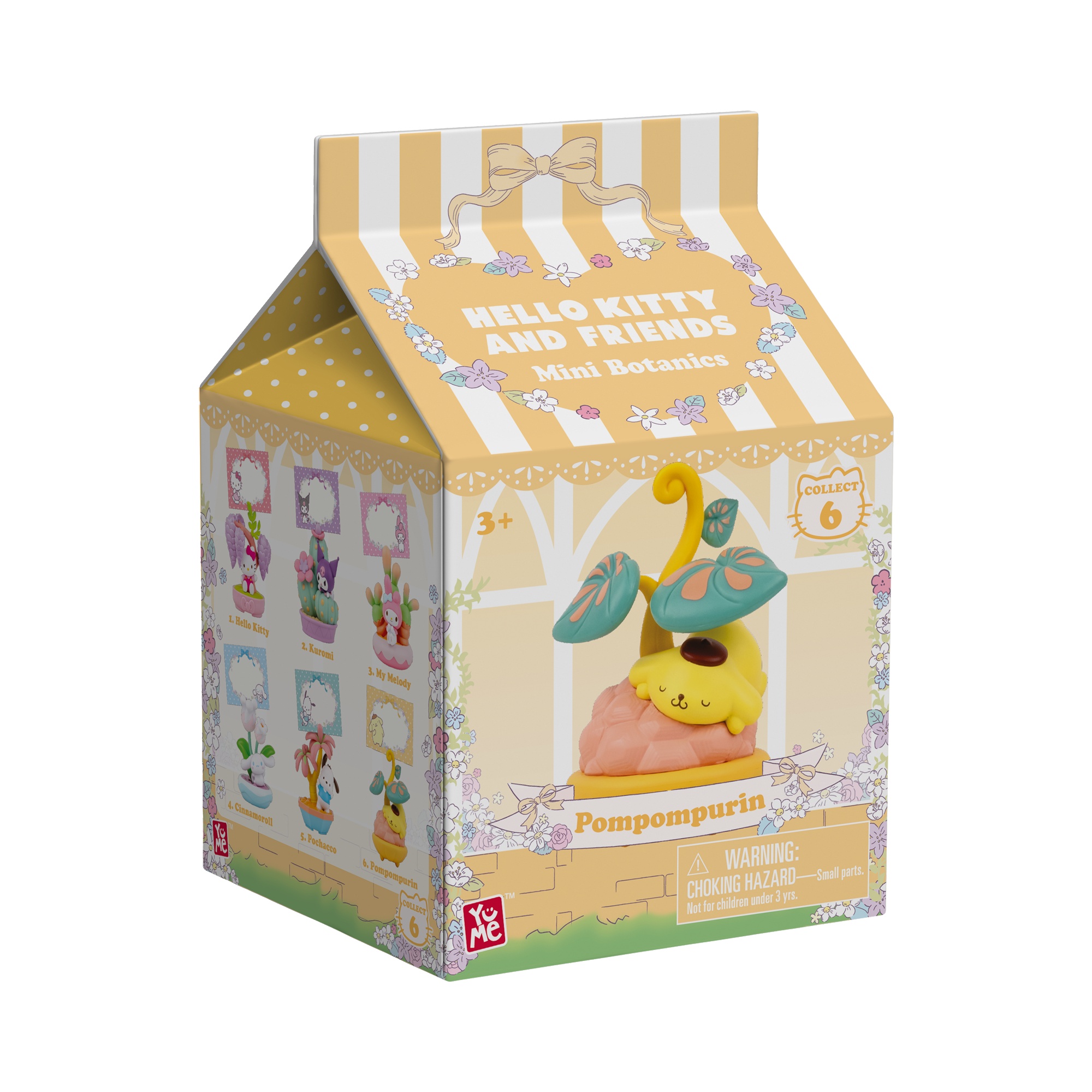 Pompompurin YuMe Memo Stand Potted Delight - Sanrio Figur med Memostativ 10,8 cm - 7