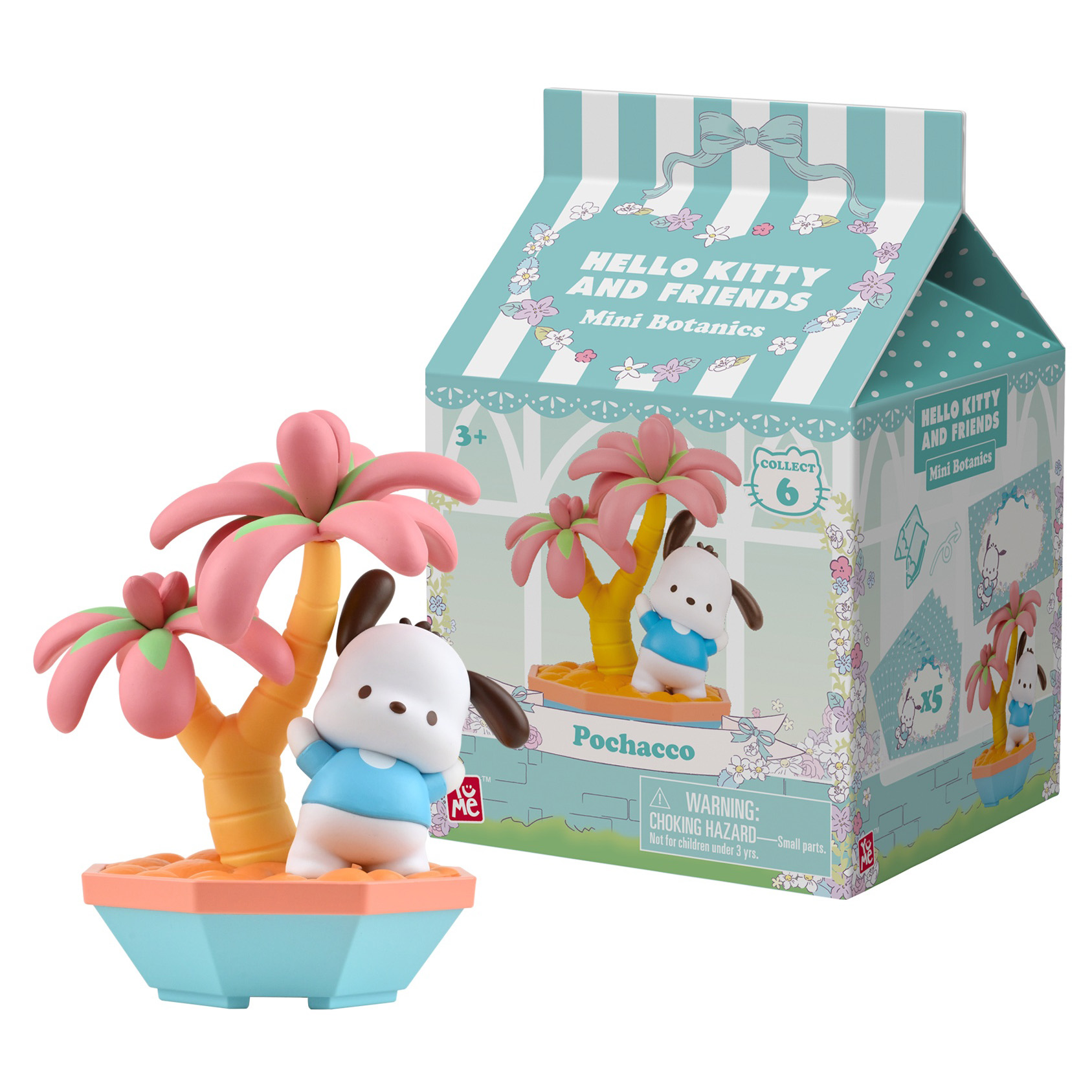 Pochacco YuMe Memo Stand Potted Delight - Sanrio Figur med Memostativ 10,8 cm