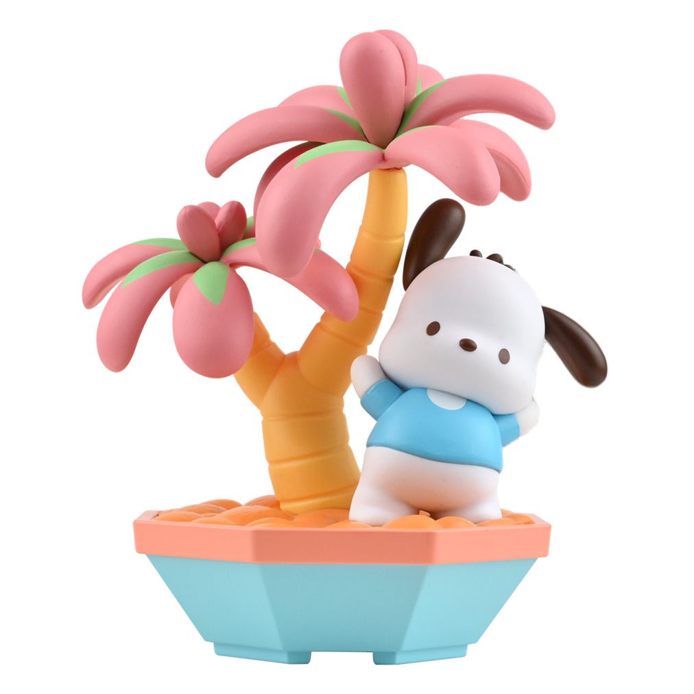 Pochacco YuMe Memo Stand Potted Delight - Sanrio Figur med Memostativ 10,8 cm - 5