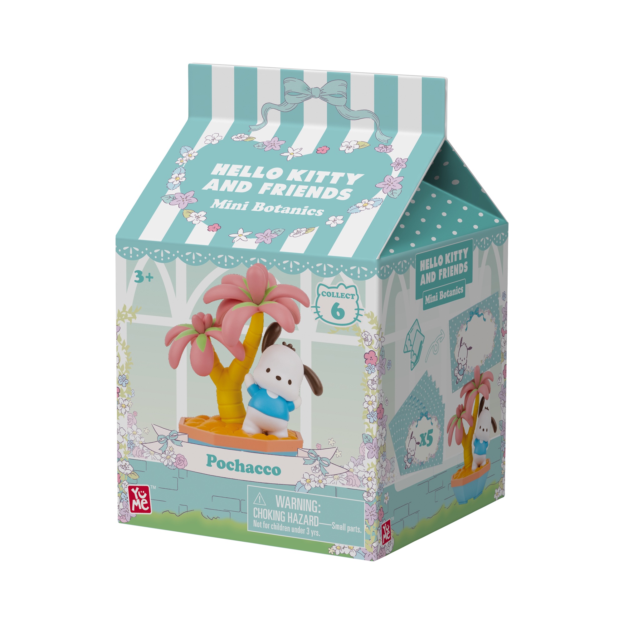 Pochacco YuMe Memo Stand Potted Delight - Sanrio Figur med Memostativ 10,8 cm - 6