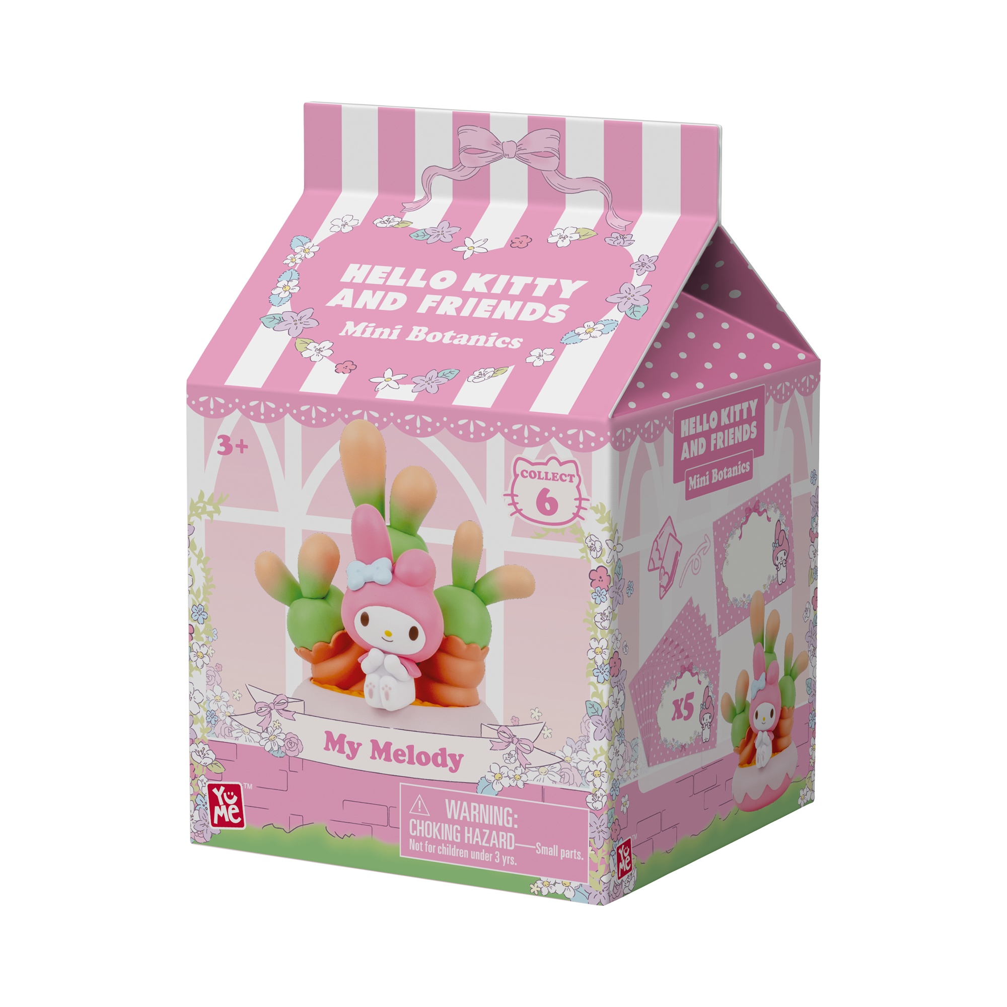 My Melody YuMe Memo Stand Potted Delight - Sanrio Figur med Memostativ 11 cm - 6