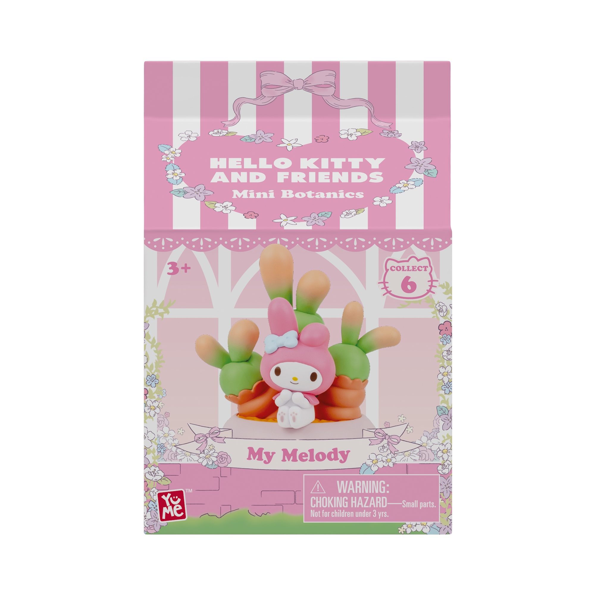 My Melody YuMe Memo Stand Potted Delight - Sanrio Figur med Memostativ 11 cm - 8