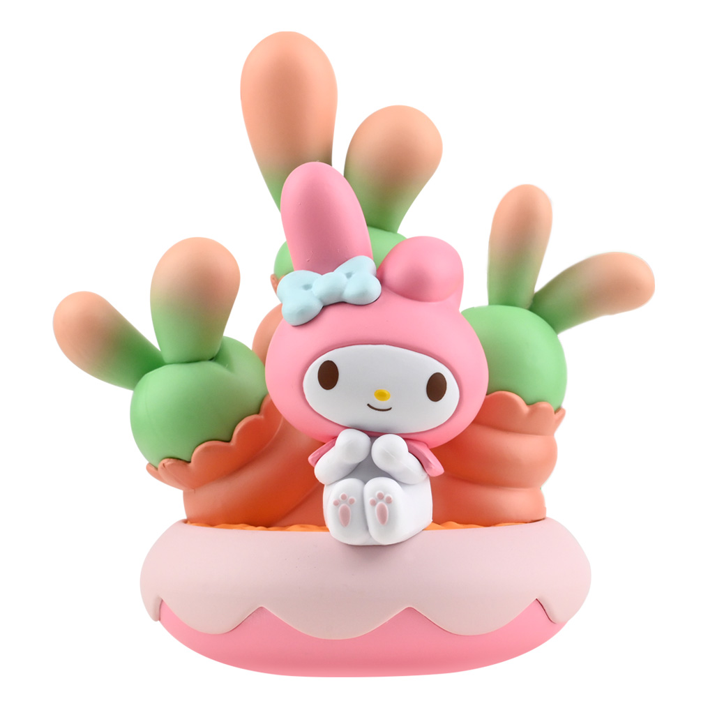 My Melody YuMe Memo Stand Potted Delight - Sanrio Figur med Memostativ 11 cm - 5