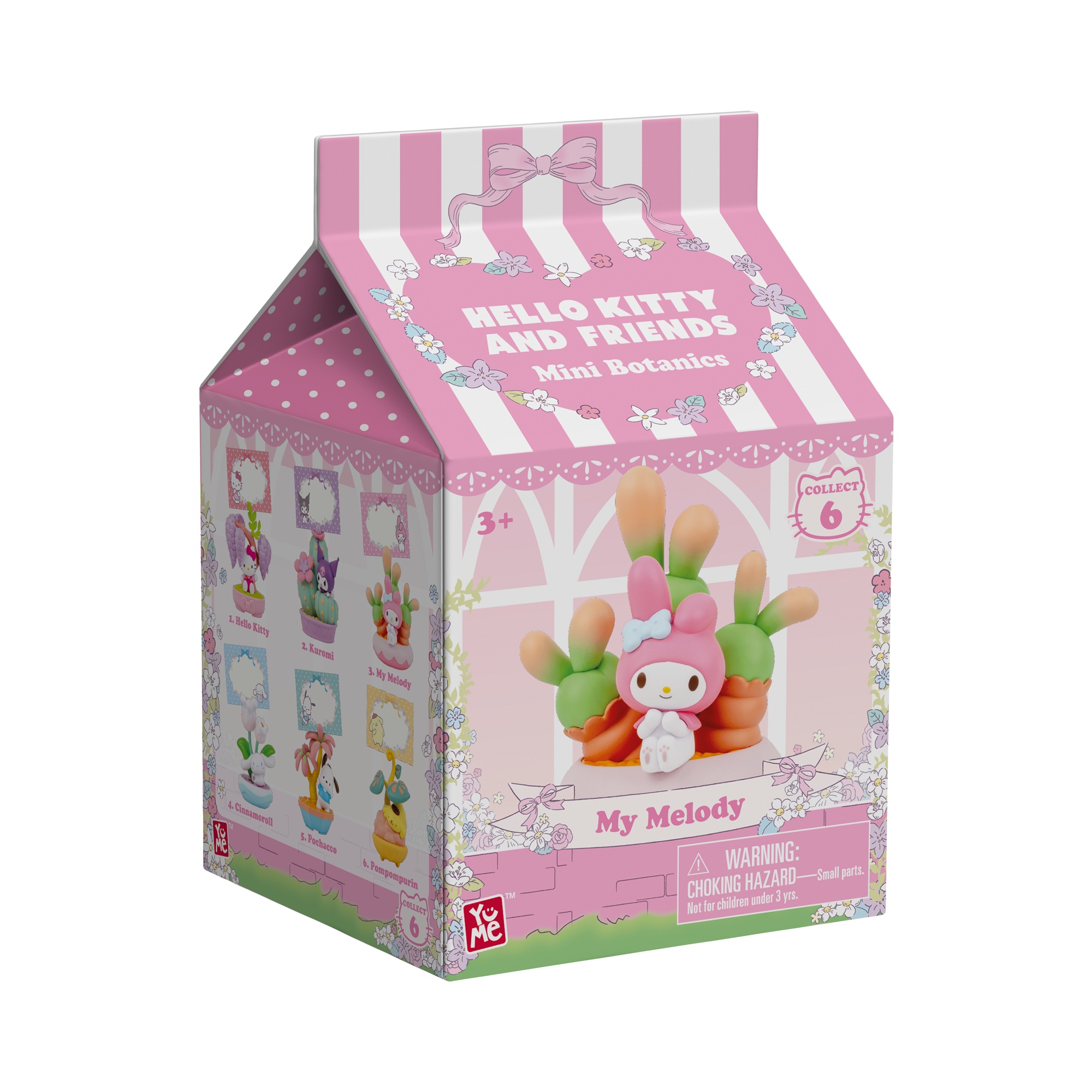 My Melody YuMe Memo Stand Potted Delight - Sanrio Figur med Memostativ 11 cm - 7