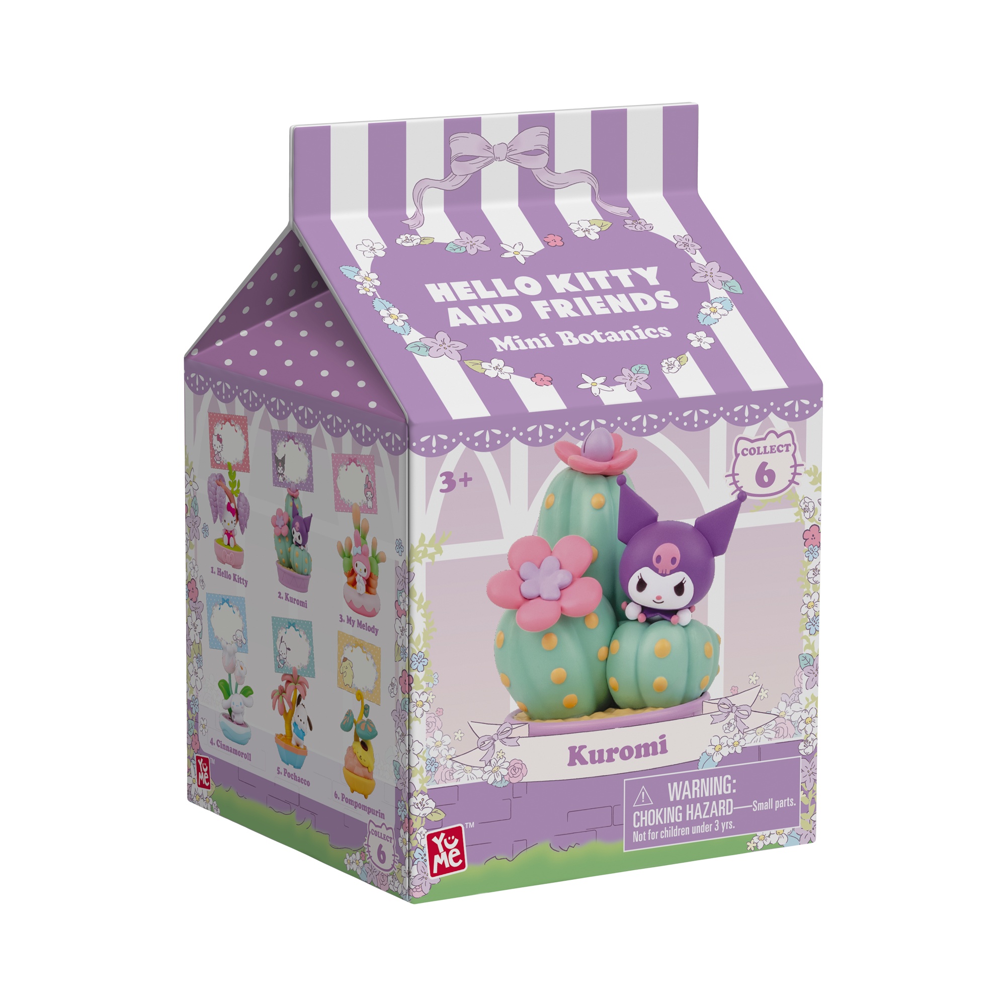 Kuromi YuMe Memo Stand Potted Delight - Sanrio Figur med Memostativ 11 cm - 7