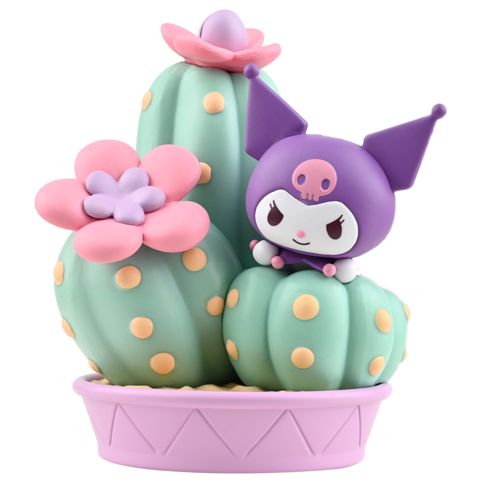 Kuromi YuMe Memo Stand Potted Delight - Sanrio Figur med Memostativ 11 cm - 5