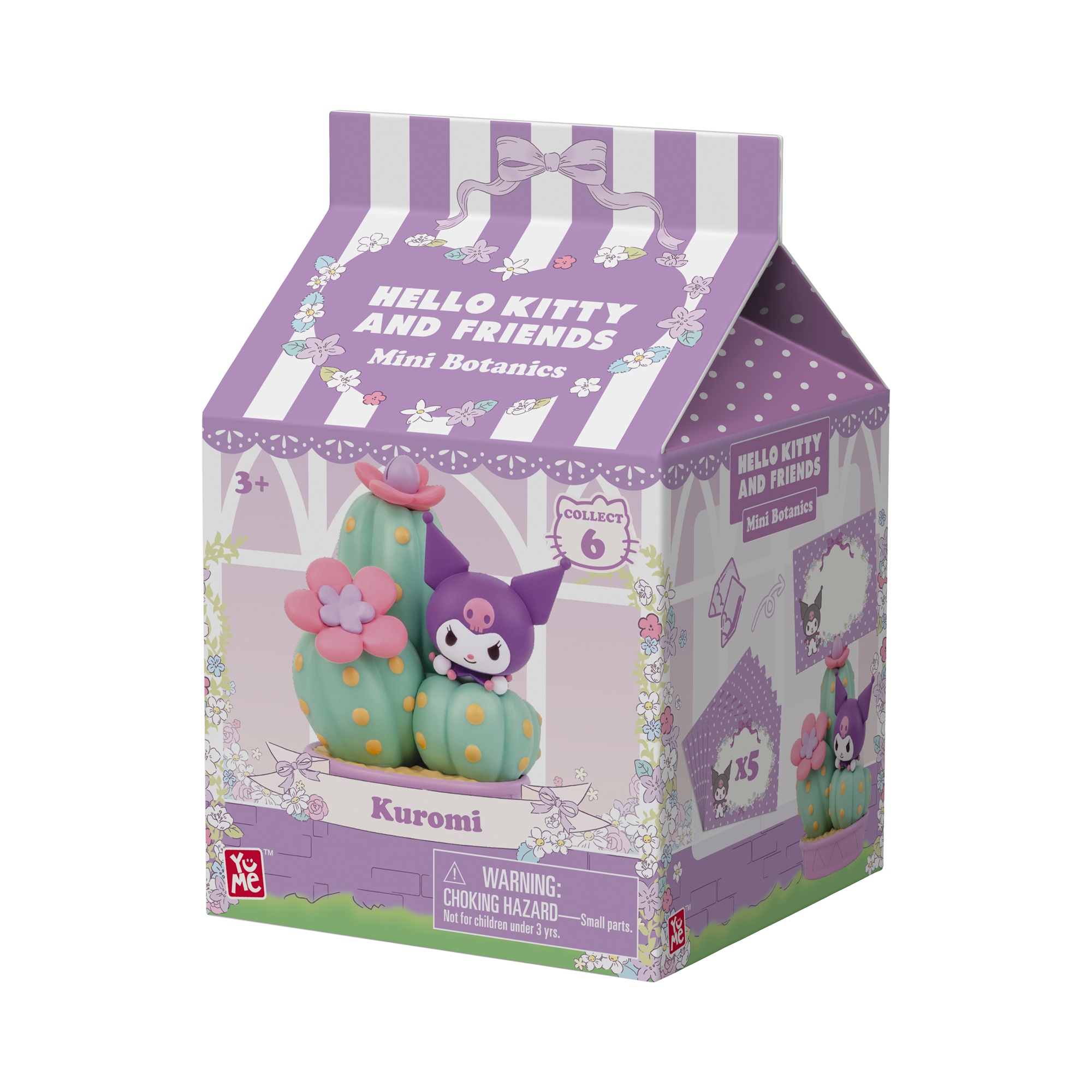 Kuromi YuMe Memo Stand Potted Delight - Sanrio Figur med Memostativ 11 cm - 6