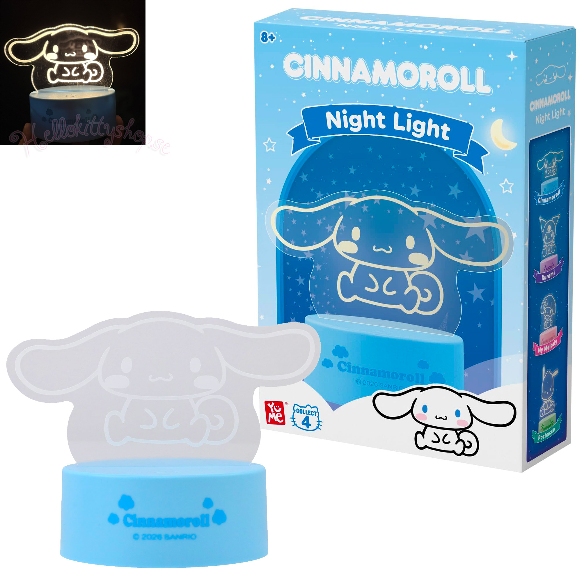 Cinnamoroll - Hello Kitty and Friends Night Light Friendship Series – Sanrio Nattlampor