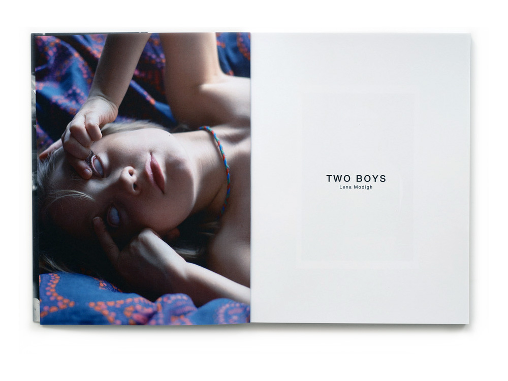 Lena Modigh: Two Boys [signed] - 2