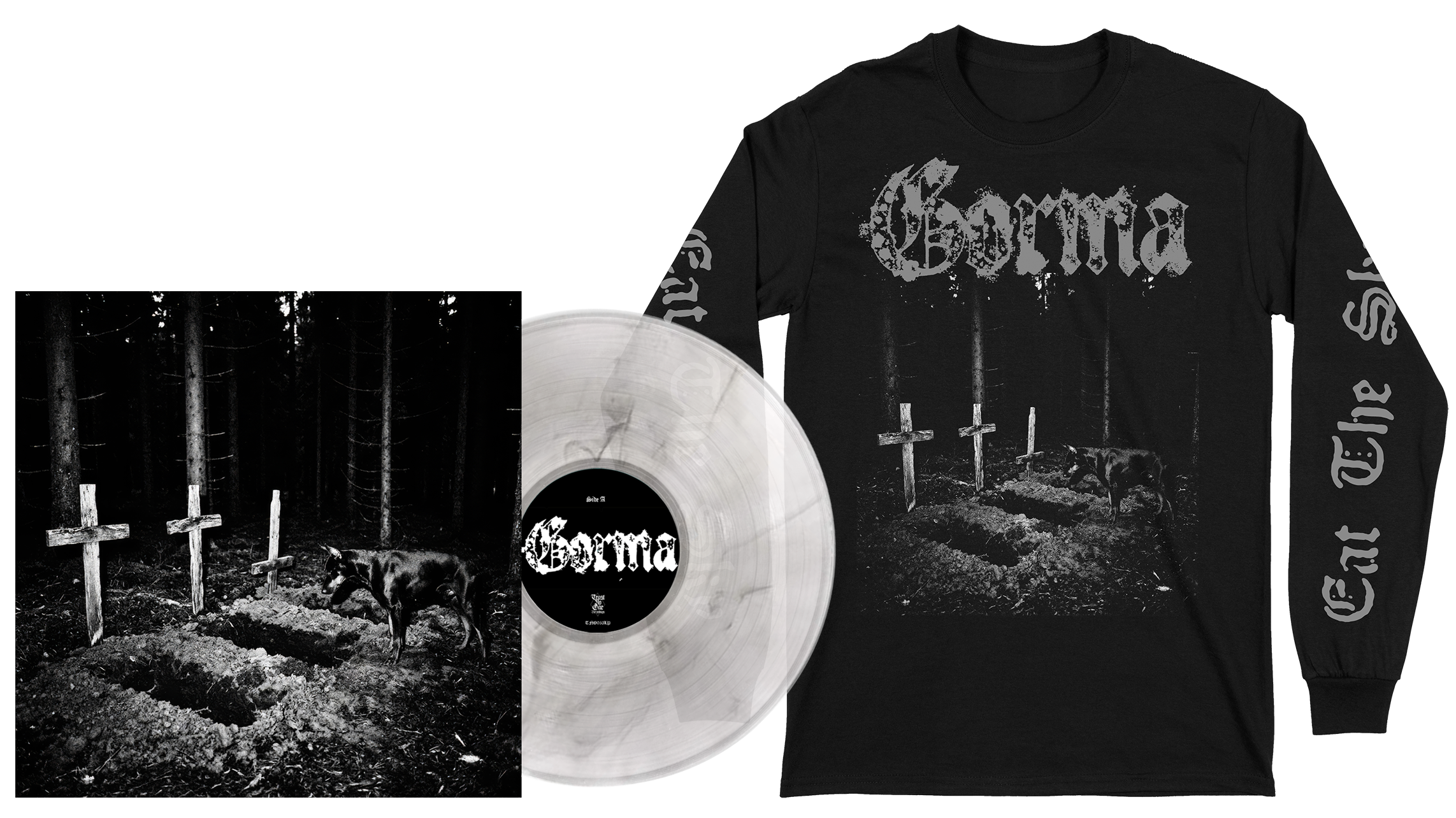 GORMA - Eat The Sky LP (CLEAR VINYL) + Longsleeve BUNDLE (PRE-ORDER)