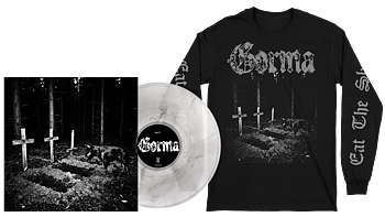 GORMA - Eat The Sky LP (CLEAR VINYL) + Longsleeve BUNDLE (PRE-ORDER)