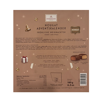 Adventskalender Niederegger Nougat Mini 180g