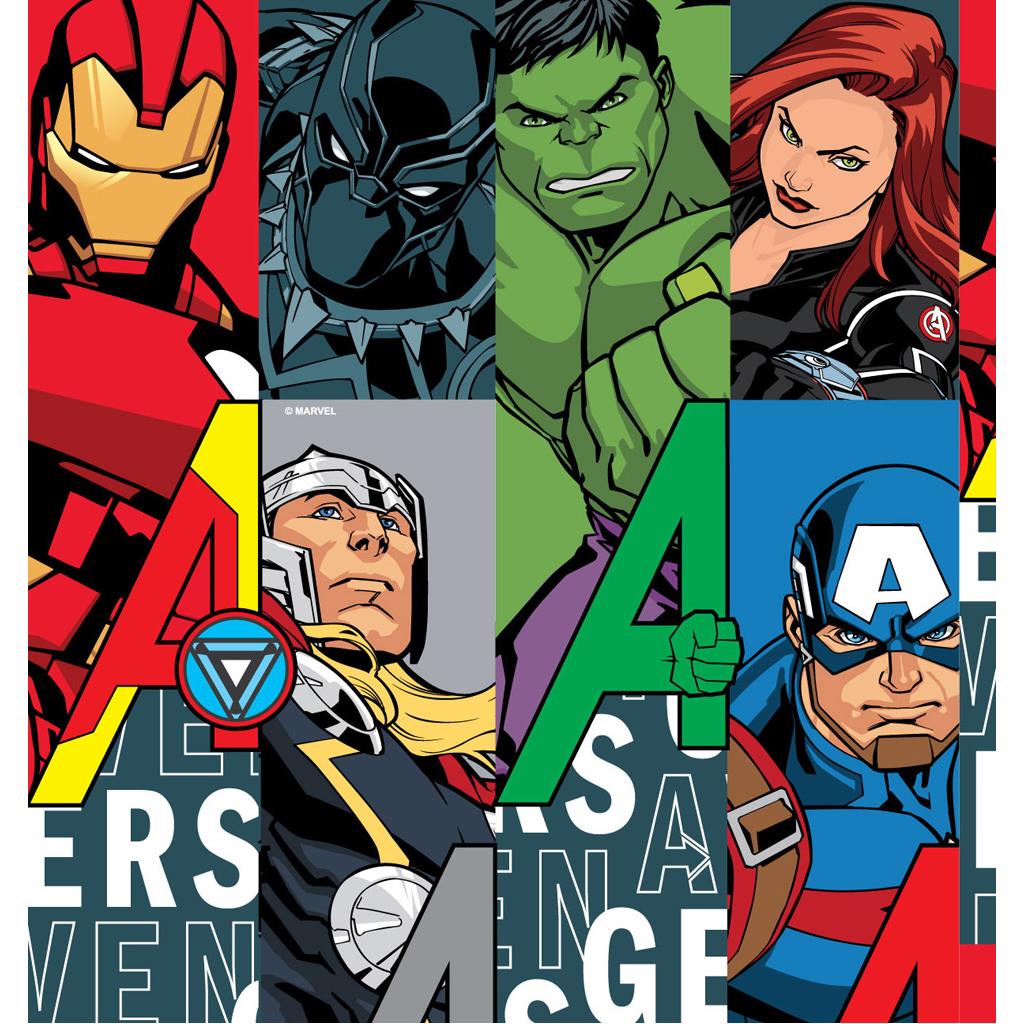 Avengers Marvel Presentpapper 70x200cm