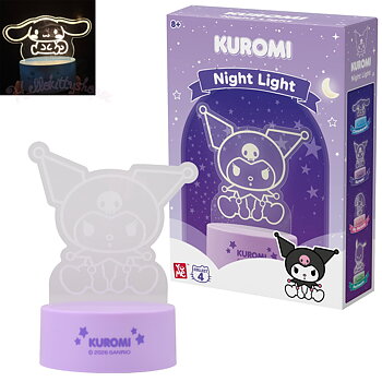 Kuromi - Hello Kitty and Friends Night Light Friendship Series – Sanrio Nattlampor