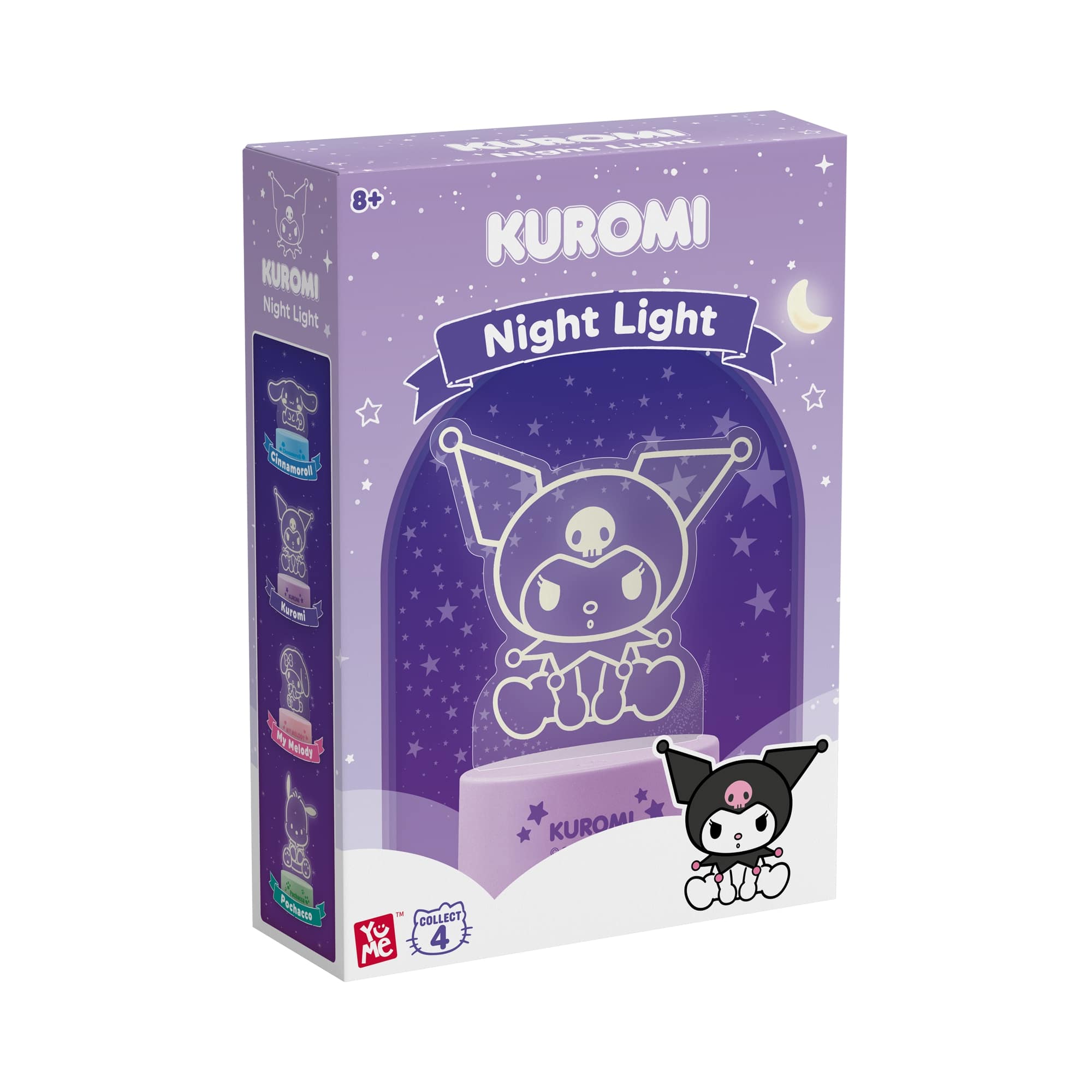 Kuromi - Hello Kitty and Friends Night Light Friendship Series – Sanrio Nattlampor - 9
