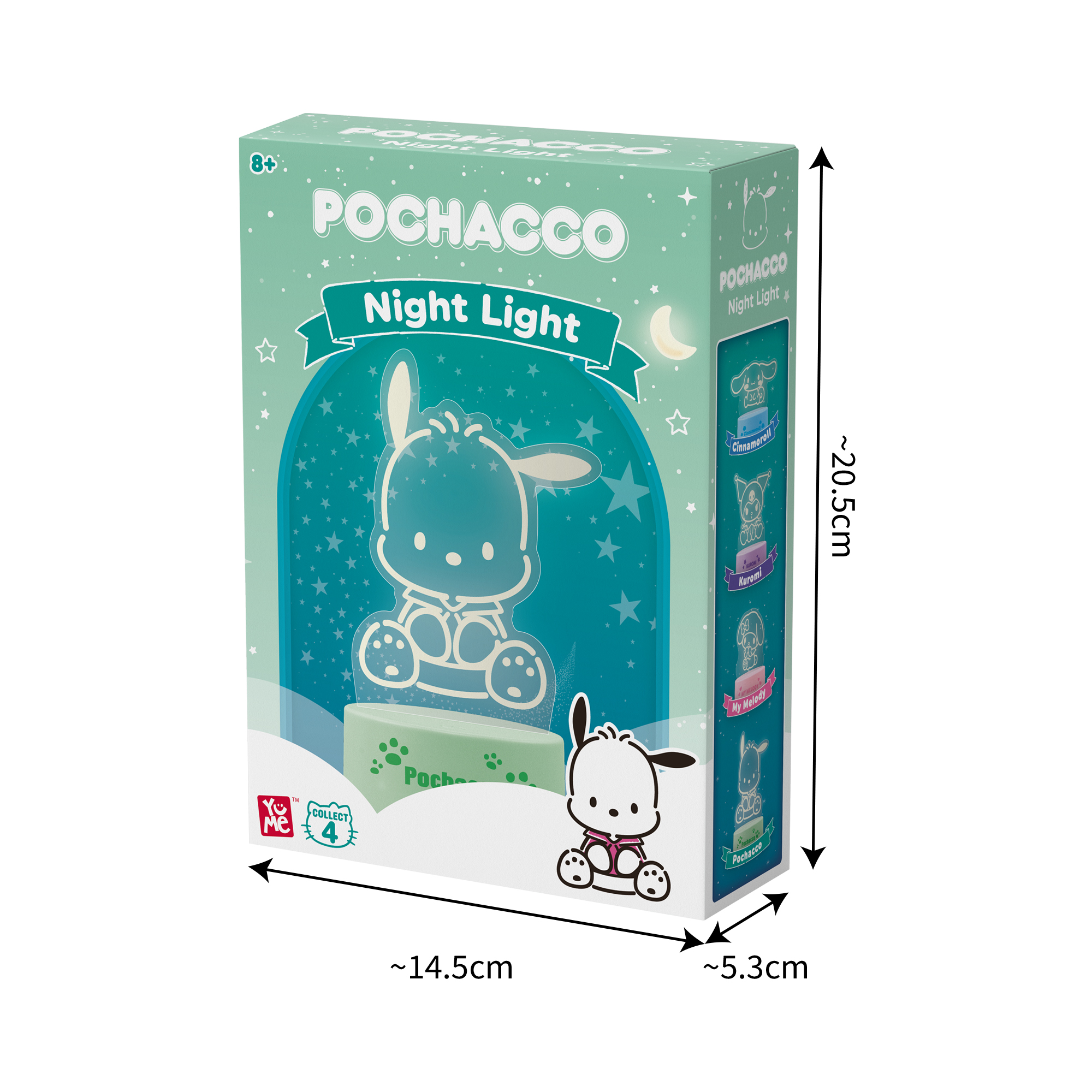 Kuromi - Hello Kitty and Friends Night Light Friendship Series – Sanrio Nattlampor - 11