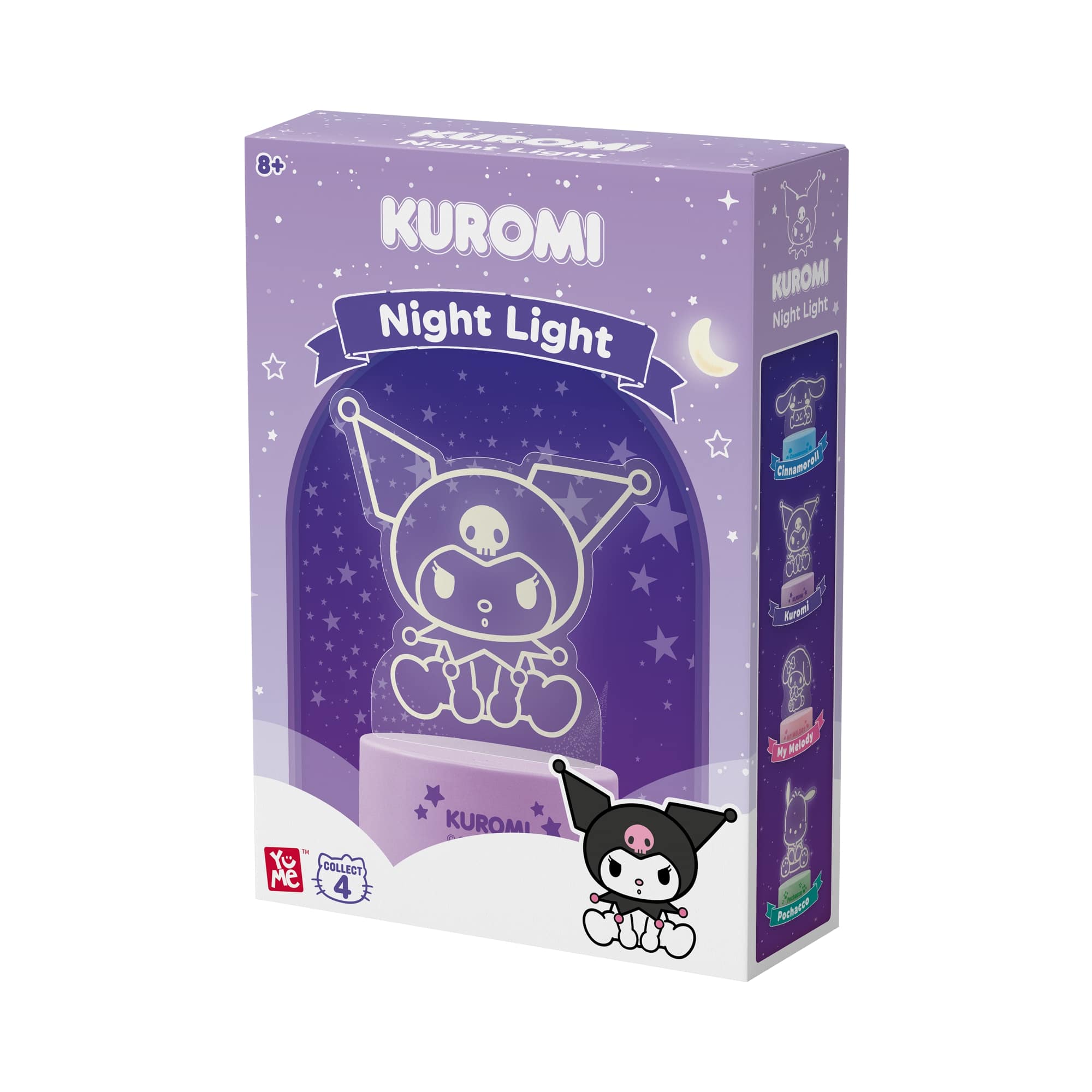 Kuromi - Hello Kitty and Friends Night Light Friendship Series – Sanrio Nattlampor - 8