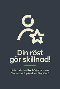 Din röst gör skillnad! (Bli ombud!) – vykort A6