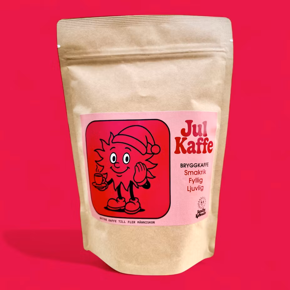 Sandby Kafferosteri - Julkaffe 2026 - Mellanrostade hela kaffebönor - 250g