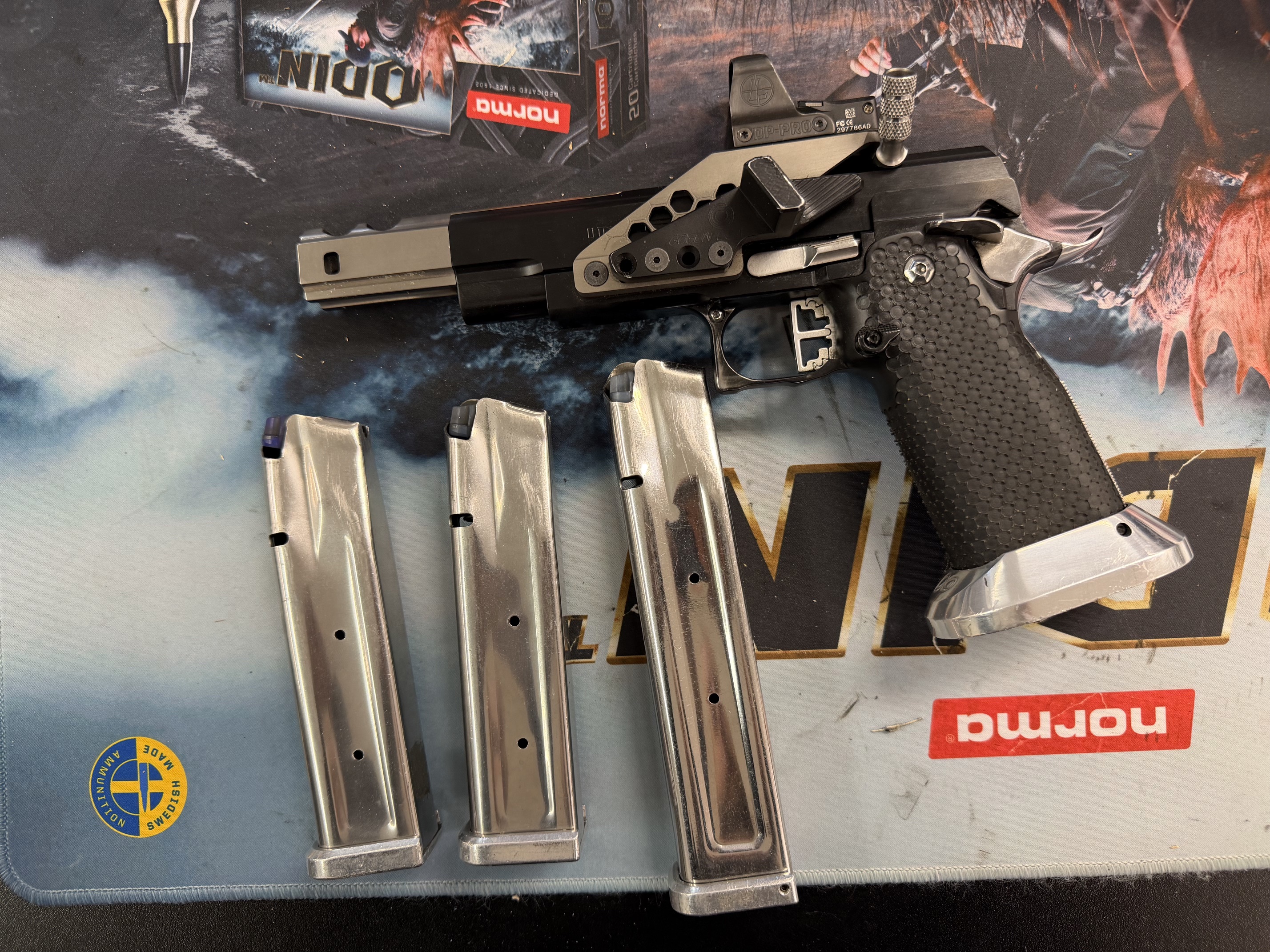 SVI IMM Open .38 Super comp (BEGAGNAD 65 000kr)