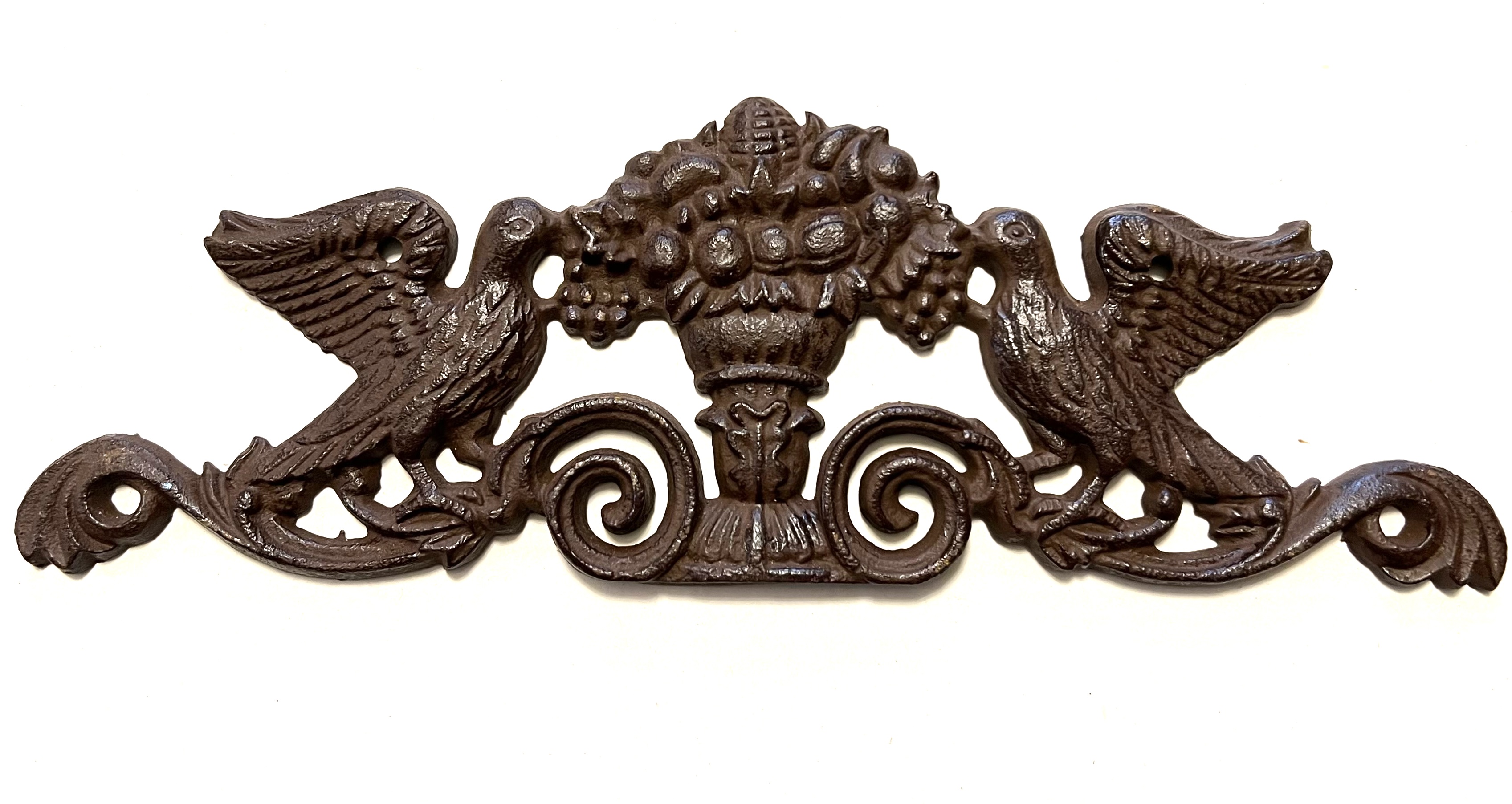 Klassiskt väggornament i gjutjärn lantlig stil