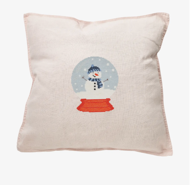 Snowman Free Cross Stitch pattern when purchase 4 skeins of DMC   - 3