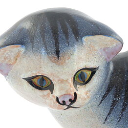 Thomas Hellström (1960s) Heartwarming Cat 22/15 cm #6097 (2)