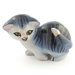 Thomas Hellström (1960s) Heartwarming Cat 22/15 cm #6097 (2)