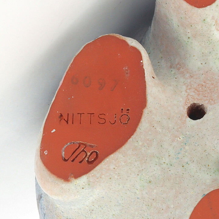 Thomas Hellström (1960s) Heartwarming Cat 22/15 cm #6097 (2)