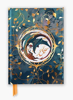 Of Love & Dragons : Skrivbok med magnetlås linjerad A5
