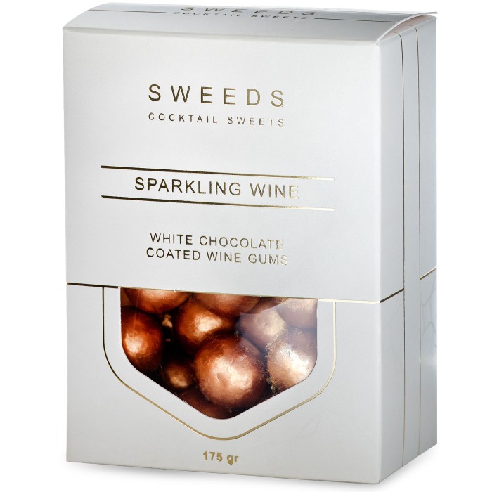SWEEDS White Chocolate Coated Sparkling Wine Winegums