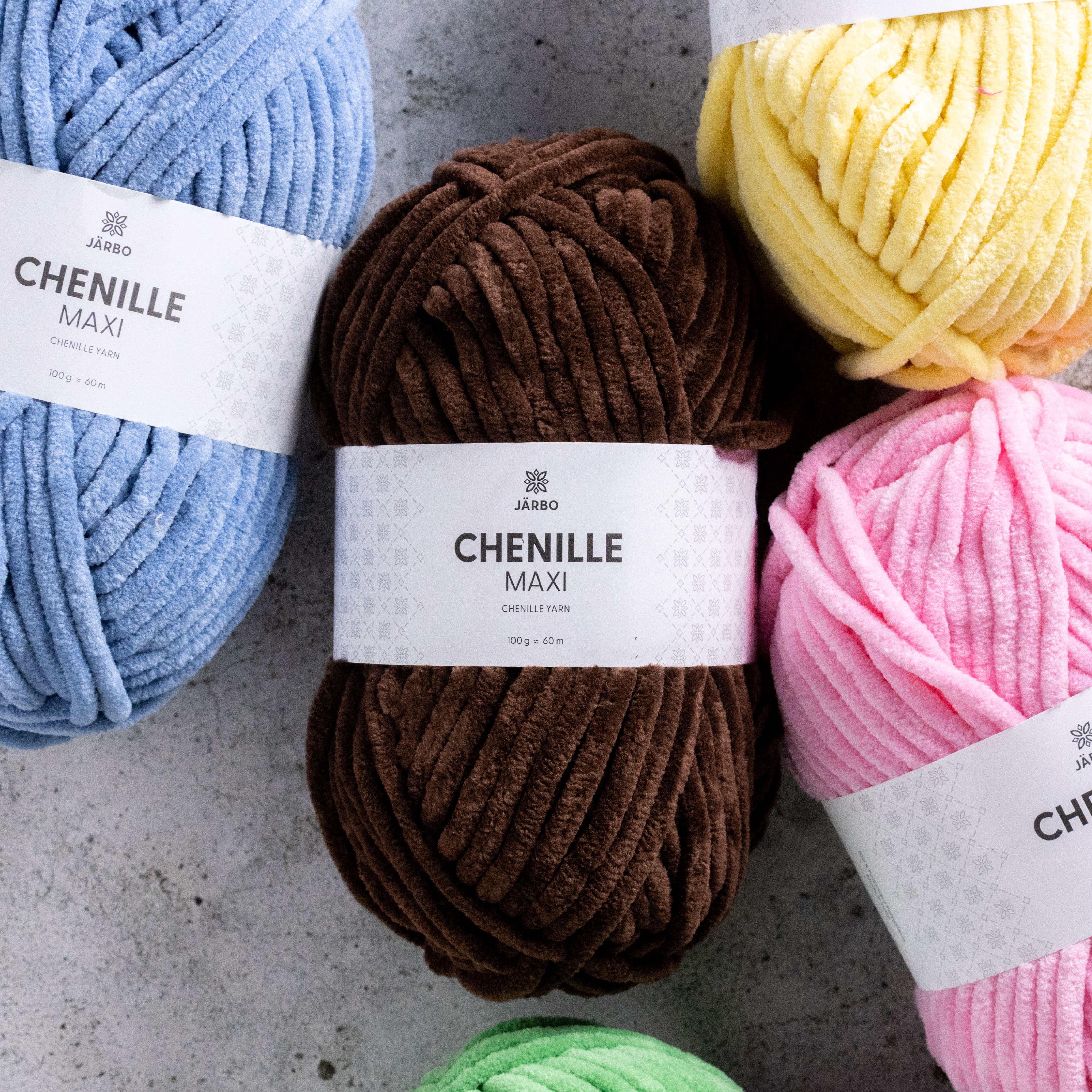 Chenille Maxi 100g  Choco Loco - 4