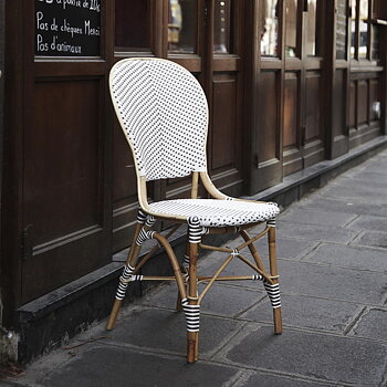 Isabell chair caféstol Affäire vit Sika-design