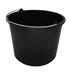 Hink plast svart 12 L.