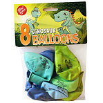 Ballong dinosaur 8-pack